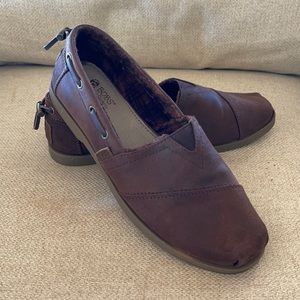 Bob’s Brown Leather Slip-ons